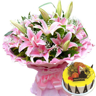 抚州临川区梦湖公园马家山广场玉茗华城红玫瑰蛋糕鲜花店同城速递