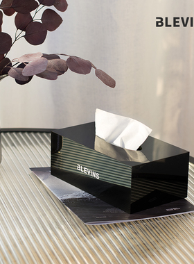多功能抽纸盒卫生间客厅欧式餐巾纸盒家用简约 亚克力ins风收纳盒