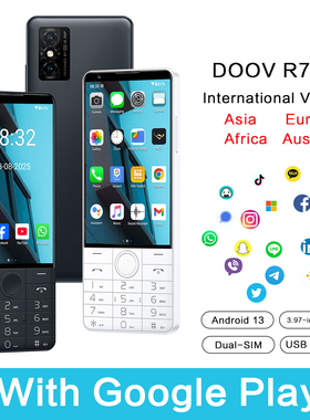 DOOV/朵唯 r70按键智能手机国际版4G3.97英寸Google Play跨境俄语