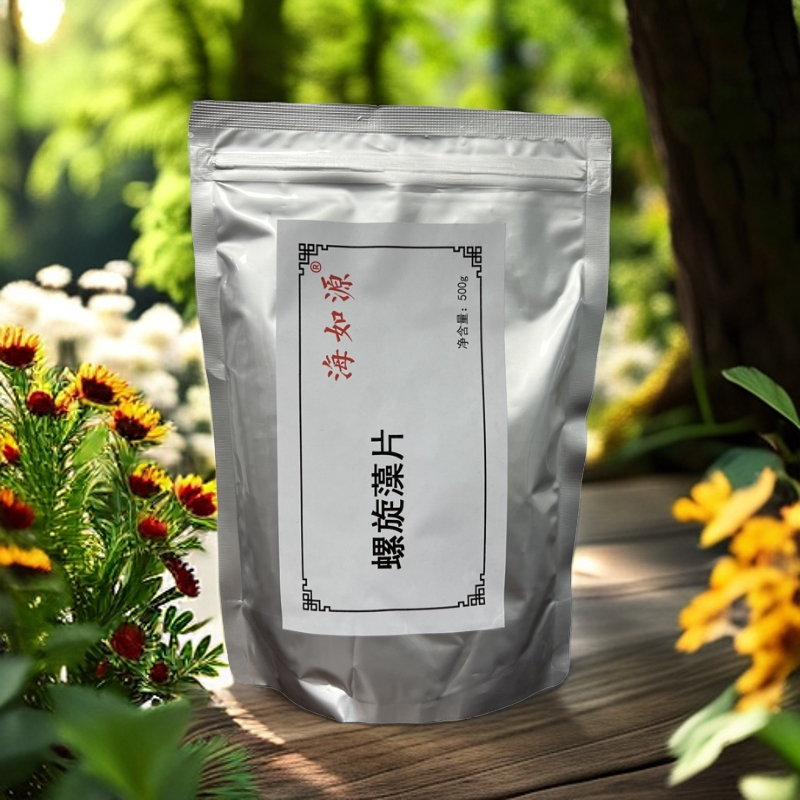 海如源出口级钝顶螺旋藻片/破壁蛋白核小球藻片蓝藻片绿藻片含cgf