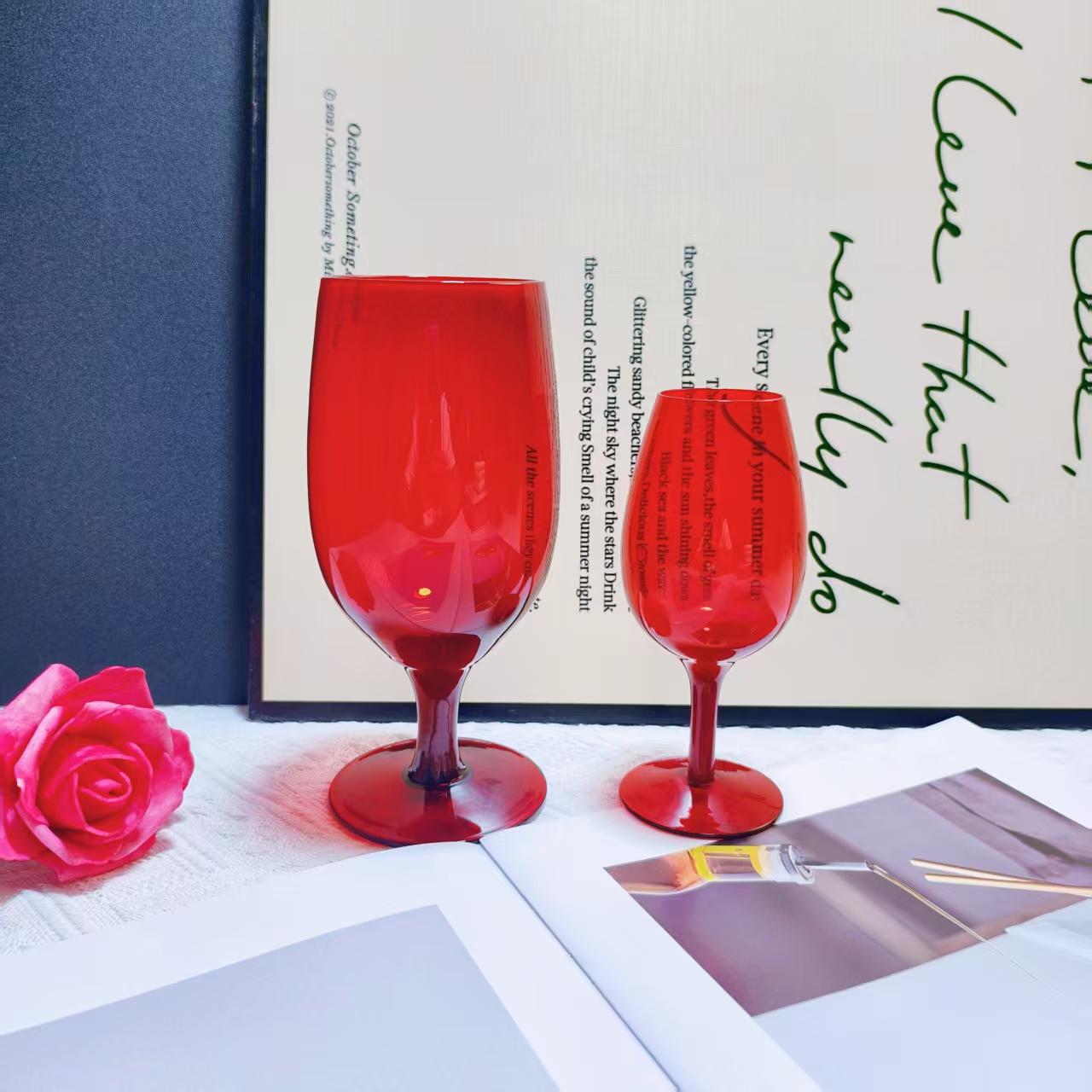 ins创意高脚杯多功能婚礼用品