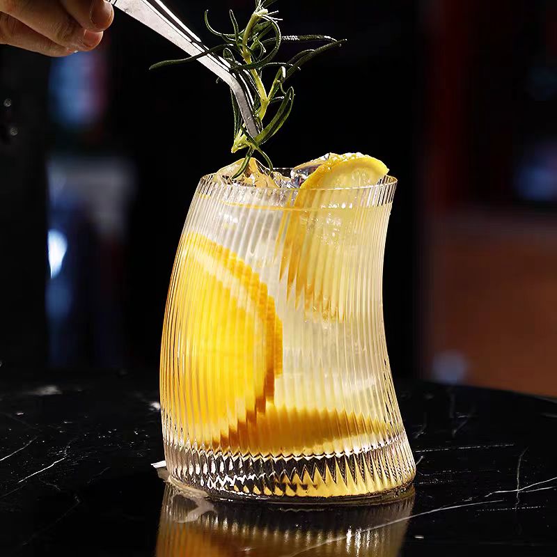 简约月牙玻璃杯博主同款