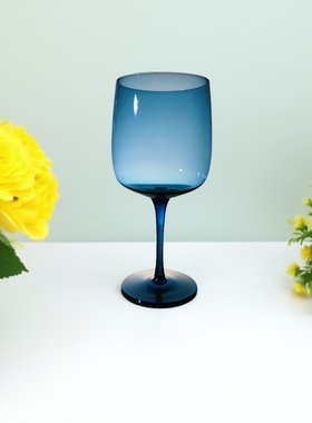 【可尔】创意德国蓝色高脚杯高颜值甜酒香槟杯红酒杯鸡尾酒杯27