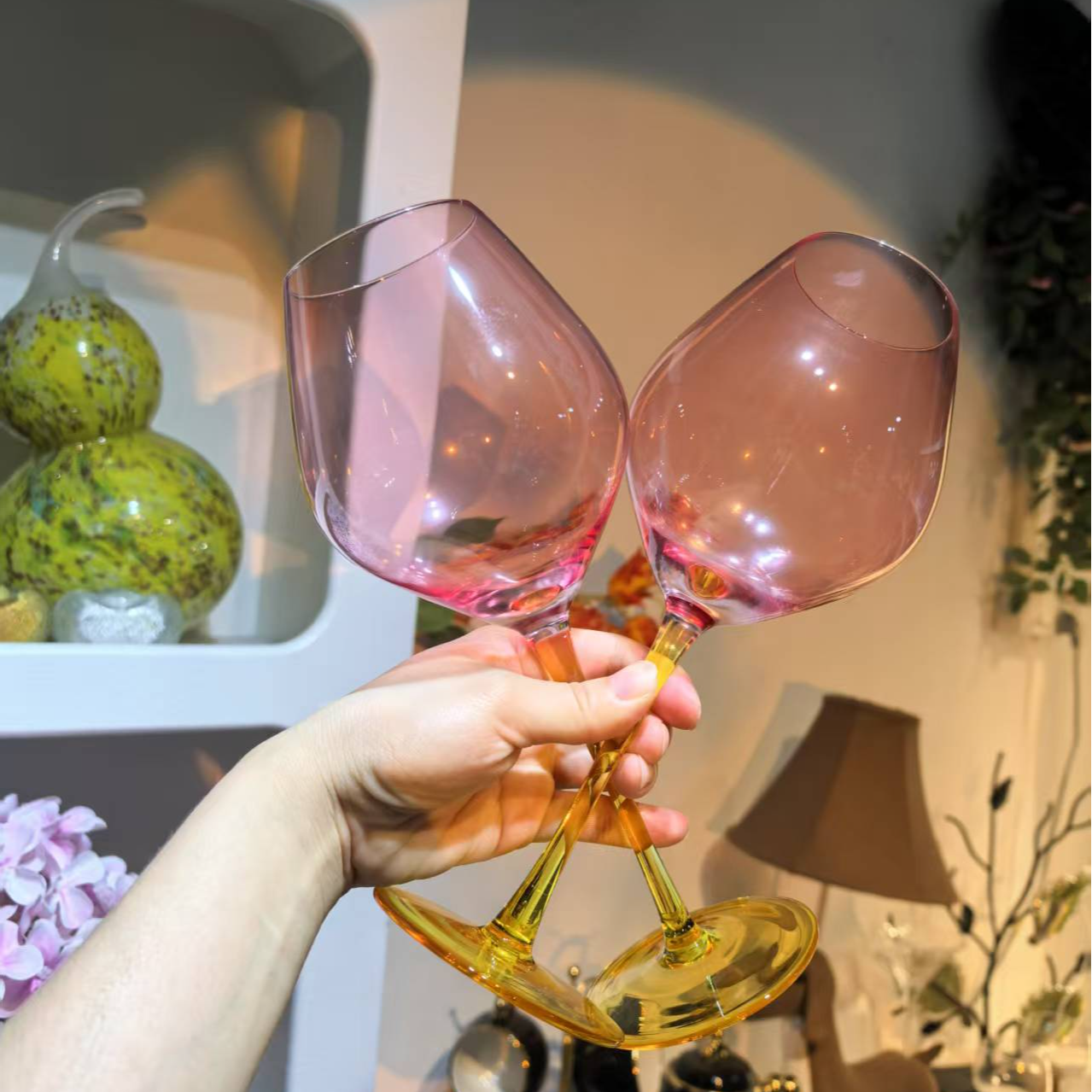 粉身简约轻奢人工吹制欧式D92只