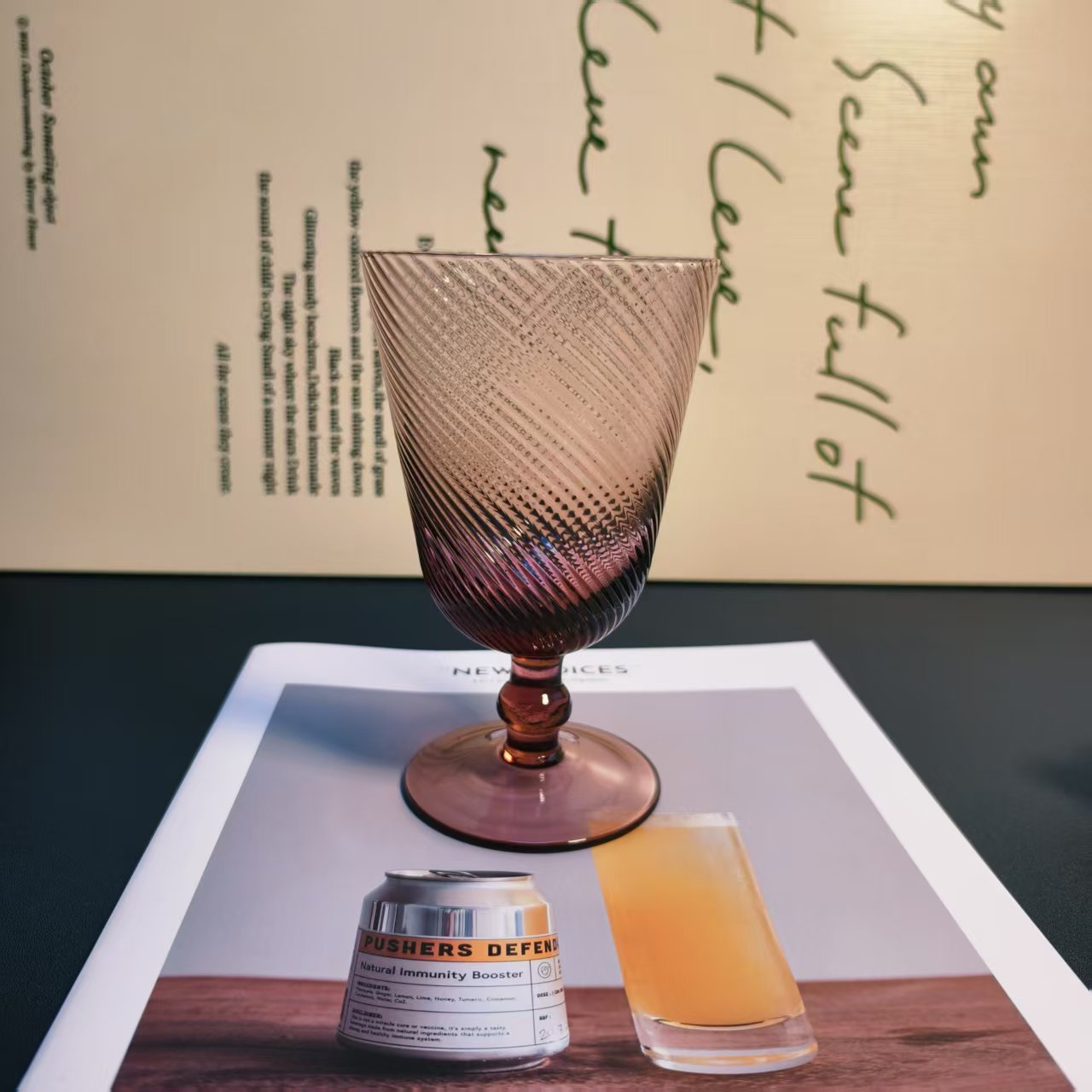 欧式复古格纹红酒杯玻璃高脚杯