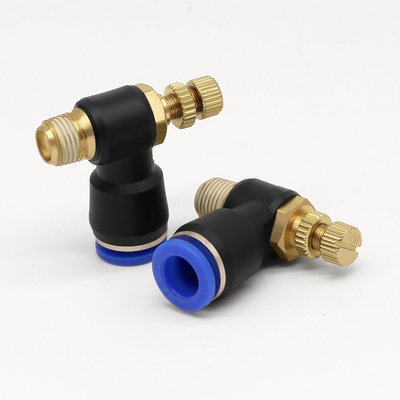 气动节流阀管接头可调