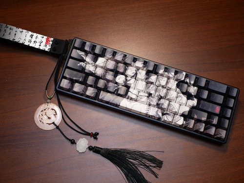 赵云传（国画白描）主题键帽 原厂侧刻透光全五面热升华