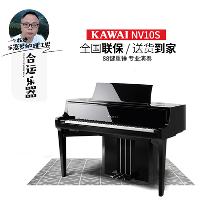 KAWAI跨界钢琴三角击弦NV10S混合