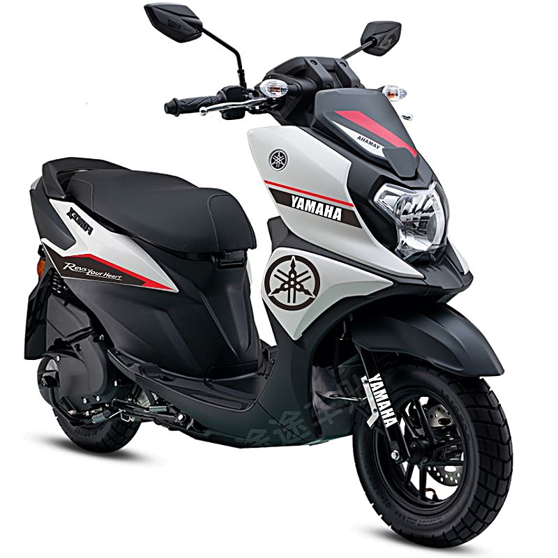 适用于雅马哈福颖125贴纸个性摩托车拉花防水车贴装饰创意车身贴