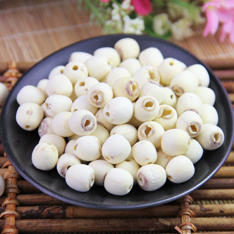 尚膳坊湘潭莲子去心白莲子磨皮250g通心特产干货 3份包邮