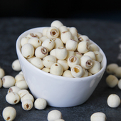 尚膳坊莲子无心白莲子1000g磨皮湘潭去心通心干货新货 包邮