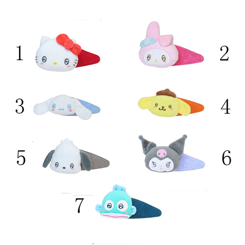 2025年12月份Hello Kitty/Sanrio 家居系列头形发夹--7款