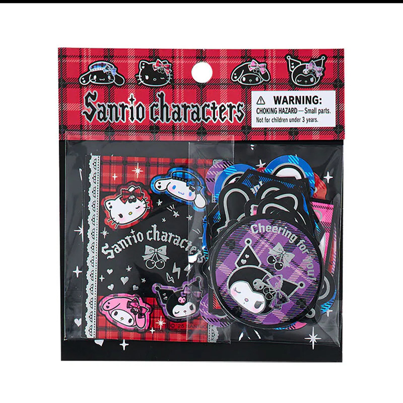 2025年12月份Hello Kitty/Sanrio 摇滚风系列包装贴纸