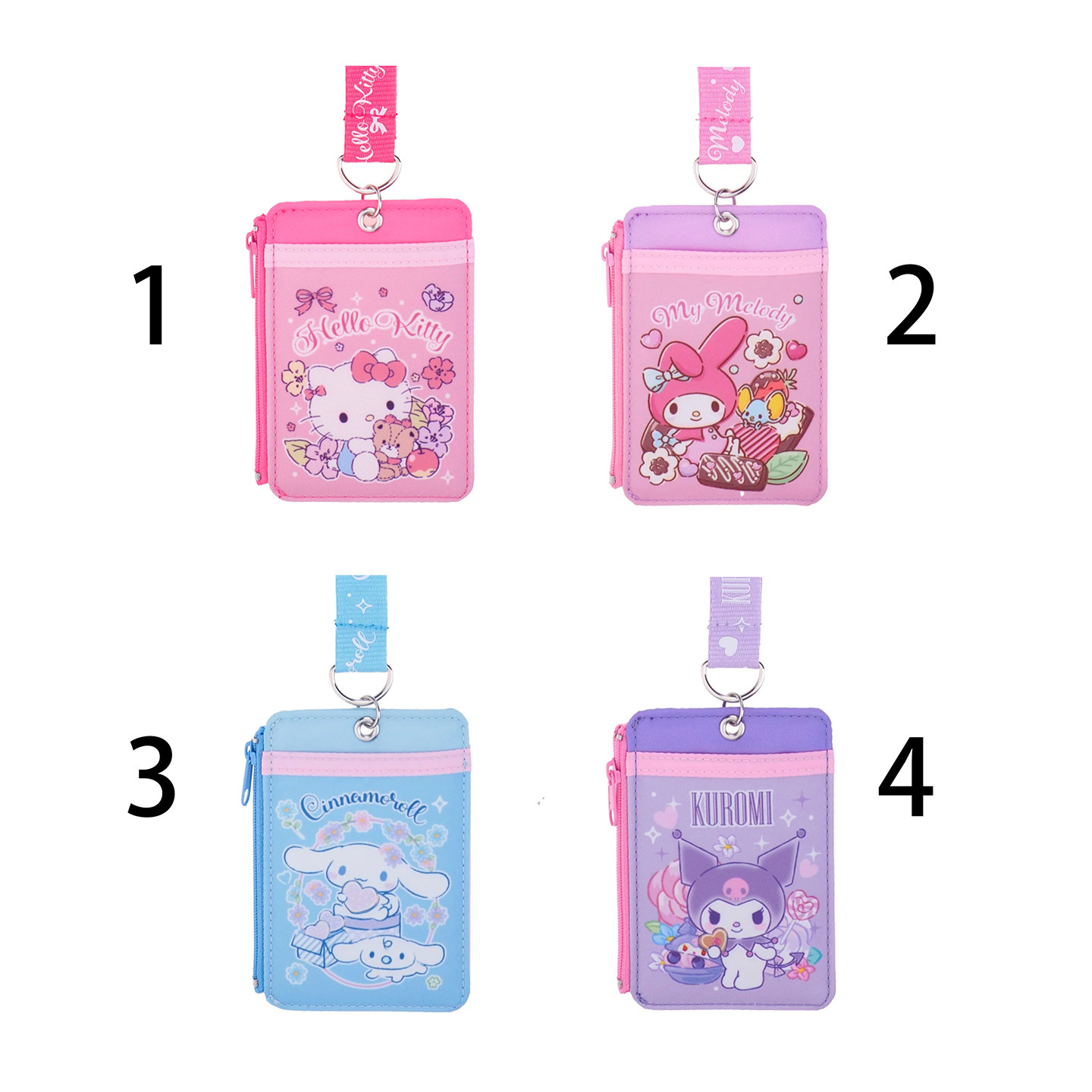 代购2026年5月份Hello Kitty/Sanrio 港版系列证件套连颈绳--4款图片