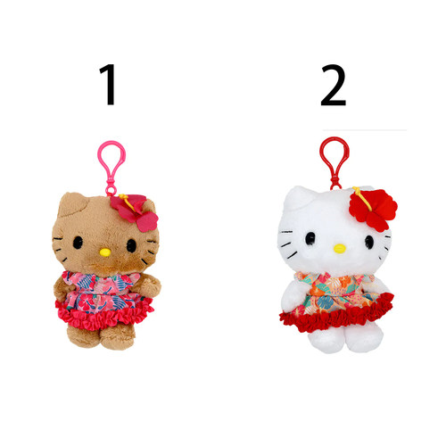 代购2026年7月份Hello Kitty 毛公仔锁匙扣--2款
