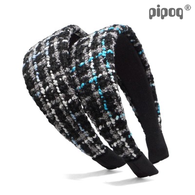 小香风手工头箍防滑加厚发饰品