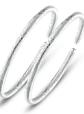 首饰品巧兰轩手镯子波西米亚首饰女款仿纯银手环