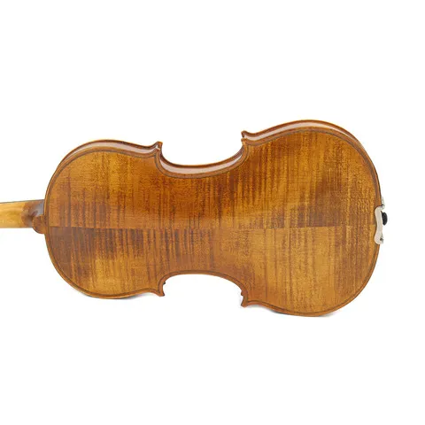 通灵牌练习琴弓乌木琴盒花纹初学者制作手工小提琴