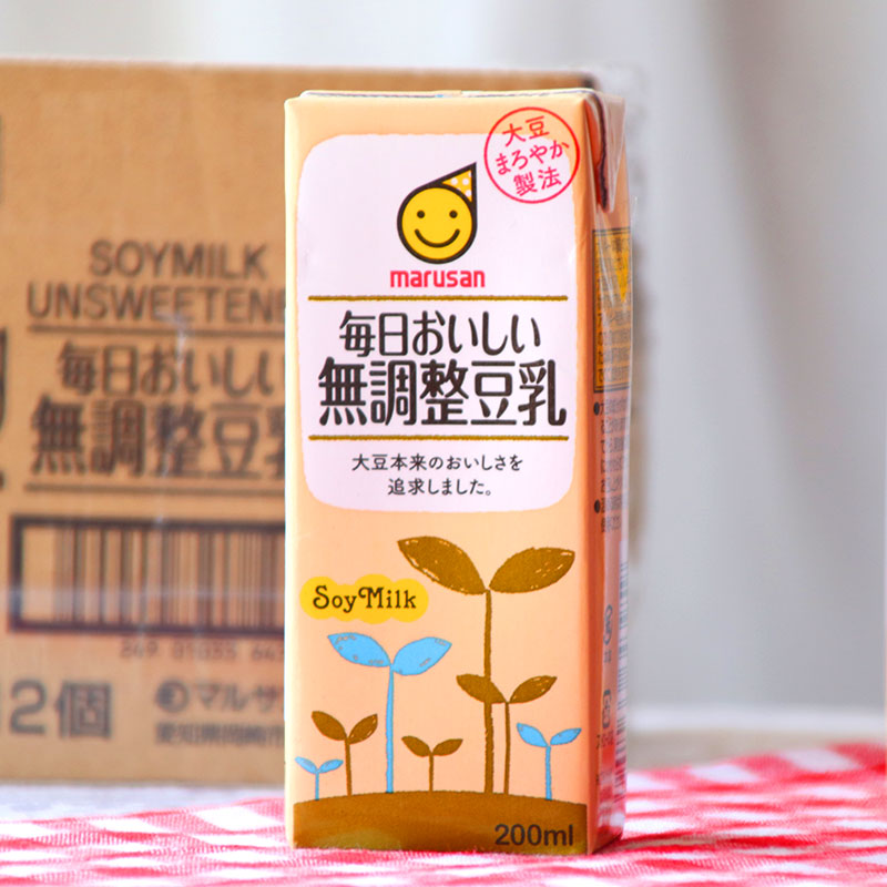 日本进口丸三爱marusan原味无调整豆乳豆奶轻卡儿童早餐soy milk 咖啡/麦片/冲饮 植物蛋白饮料/植物奶/植物酸奶 原图主图