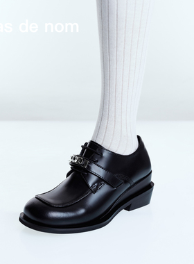 Pas de nom理智沉沦·克制美学精致与洒脱并存隐形增高德比乐福鞋