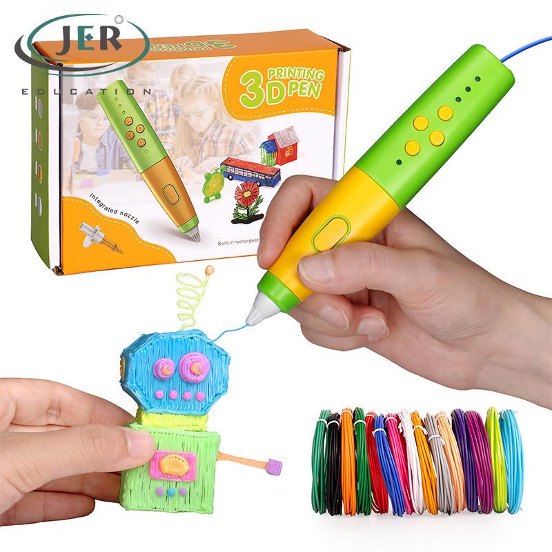 跨境儿童玩具3d打印笔小学生diy绘画新款益智玩具3d立体打印笔