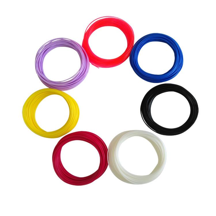 3D打印笔耗材PLA3dpenfilament5米10色20色PCL3d笔打印线材画笔