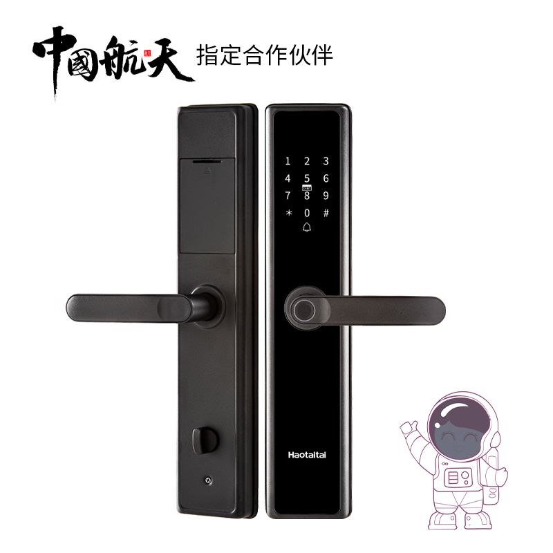 好太太指纹锁智能门锁密码刷卡一握开指纹锁防盗门房门卧室门家用