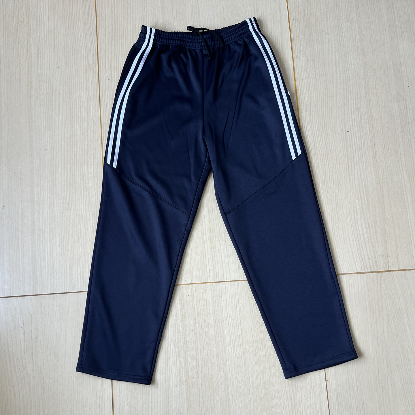 藏蓝两道白杠运动休闲裤可定制