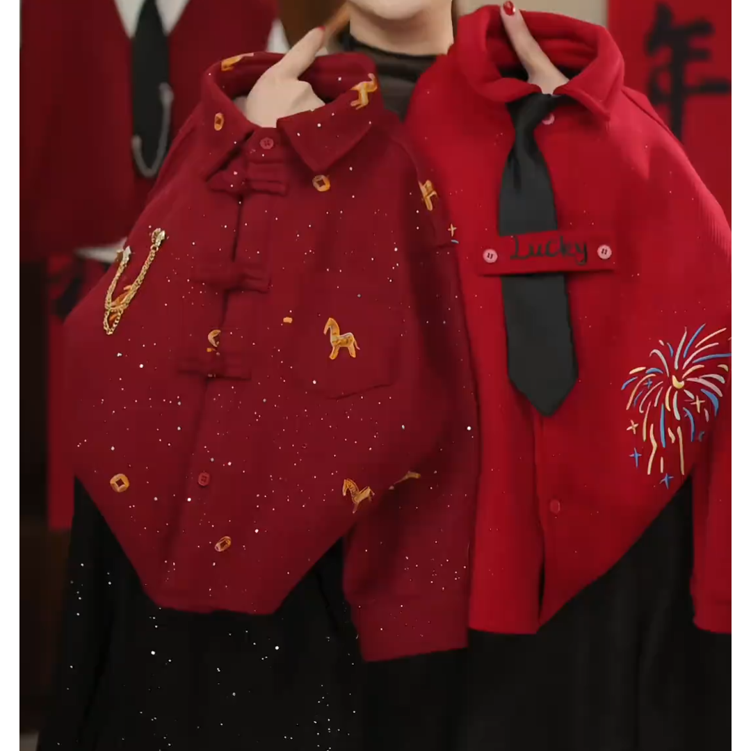 2026新款儿童冬季新款加绒保暖喜庆拜一体绒年服男童上衣衬衫外套,童装/婴儿装/亲子装,衬衫,淘宝优惠券,粉丝福利购,淘宝优惠卷