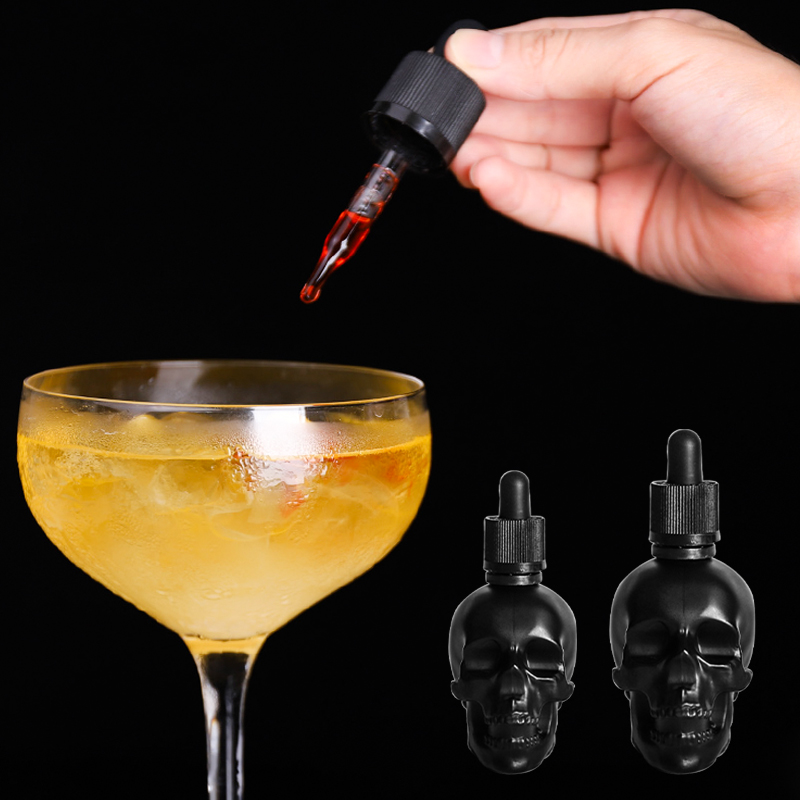 Skull đắng chai thả giọt hương vị ly cocktail vermouth đắng chai Bar rượu cocktail