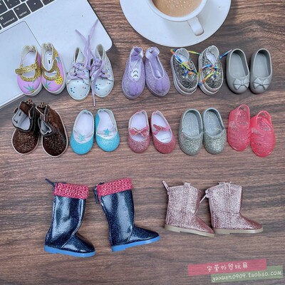 闪亮女孩宝拉沙龙娃配件发光鞋