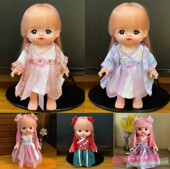 汉服裙 米露娃娃小美乐衣服配件印花古装 2头饰古风襦裙 包邮 满50