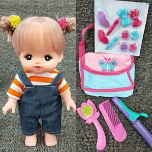 米露娃娃配件小美乐头饰发夹梳子卷发棒美发理发收纳袋套盒50包邮