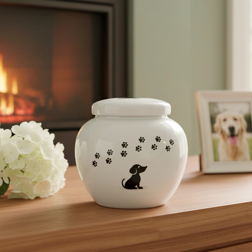 陶瓷密封罐宠物口粮防潮小狗小猫杂粮坚果零食咖啡豆调料储物罐子