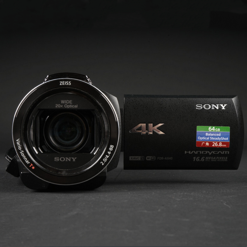 Sony/索尼 FDR-AX40 AX30 专业会议直播婚礼采访高清4K摄像机