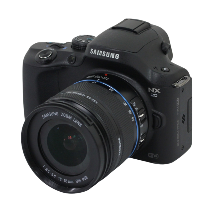 Samsung/三星 NX20 半画幅高清单反相机18-55mm