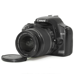 佳能 EOS 半画幅高清单反相机入门家用旅游 55套机 450D Canon