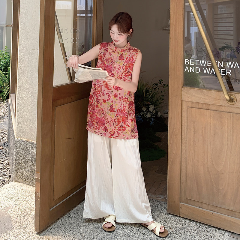 新款中式阔腿裤套装839/P165/K238,女装套装/套裙,2D109