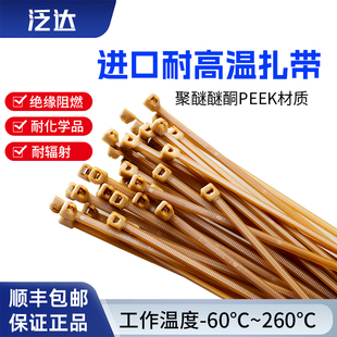 美国泛达耐高温扎带PLT2S M71聚醚醚酮扎线带耐辐射化学耐温260度