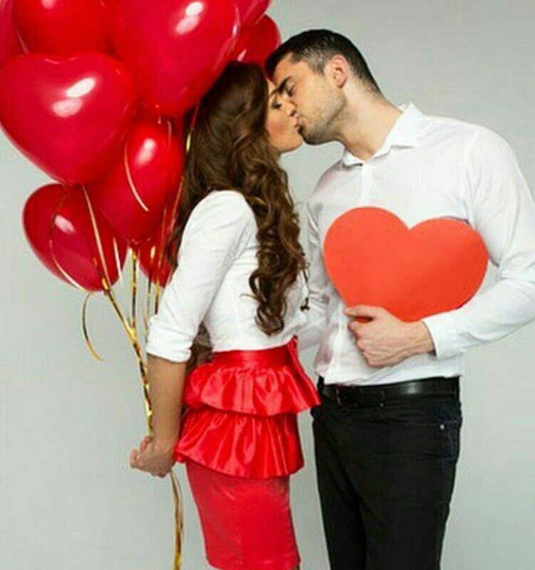 加厚表白iloveyou爱心气球乳胶粉蓝白玫红婚礼求婚节日生日图片