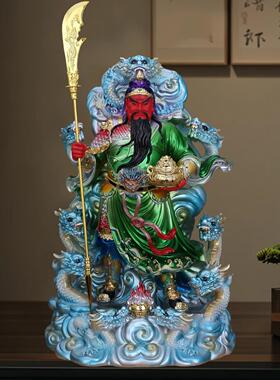 关公神像武财二爷九龙关