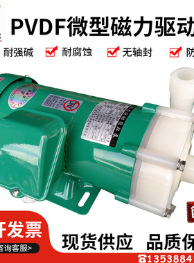 胜川宝PVDF磁力泵耐高温耐强酸强碱铁氟龙泵30R40R55R70R100R120R