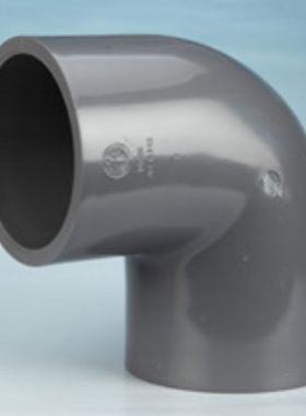 内径318mmDN300 UPVC90度弯头 锚牌日标JISK6742 PVC-U灰色排给水