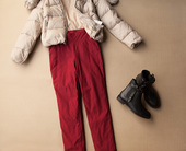 保暖发热羽绒裤