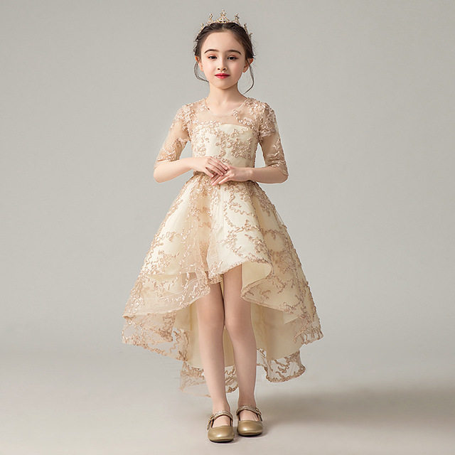 children have more cash than can be accounted for Tailing Dress skirt Princess Dress Piano costume Host clothing gules Pompous skirt performin the Children/Baby/Family fitted , Children dress  category - from Buy2taobao.com to provide professional Taobao agent buy service