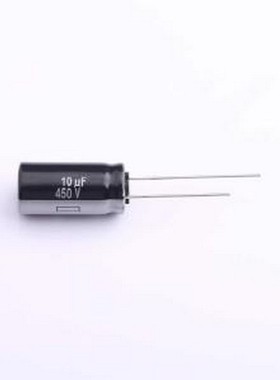 EEUEE2W100U 直插铝电解电容 10uF ±20% 450V 插件,D10xL20mm