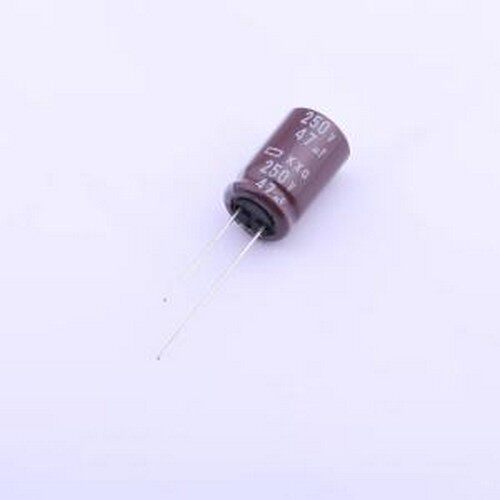 EKXG251ELL470MK20S 直插铝电解电容 47uF ±20% 250V 插件,D12.5