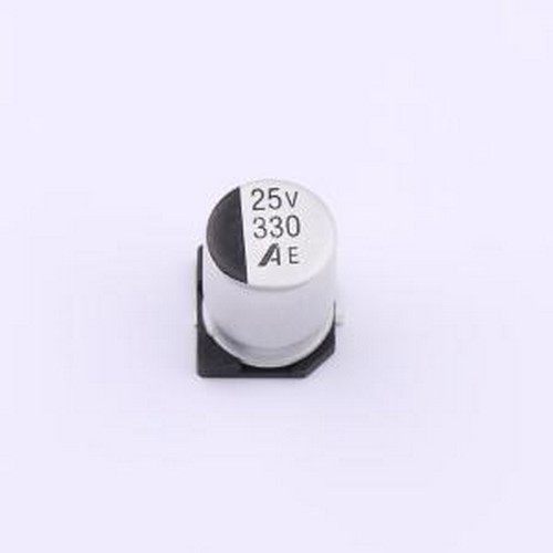 GVE1E337M0810CNVC 贴片型铝电解电容 330uF ±20% 25V SMD,D8xL1