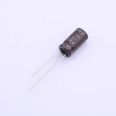 EKZE250ELL331MH15D 直插铝电解电容 330uF ±20% 25V 插件,D8xL1