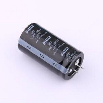 SW32V681MNNXS08S2 牛角型电解电容 SW3 350V680μF 插件,D30xL55